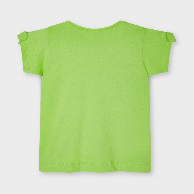 Mayoral Yazlık Kız Kısa Kol T-shirt Yeşil