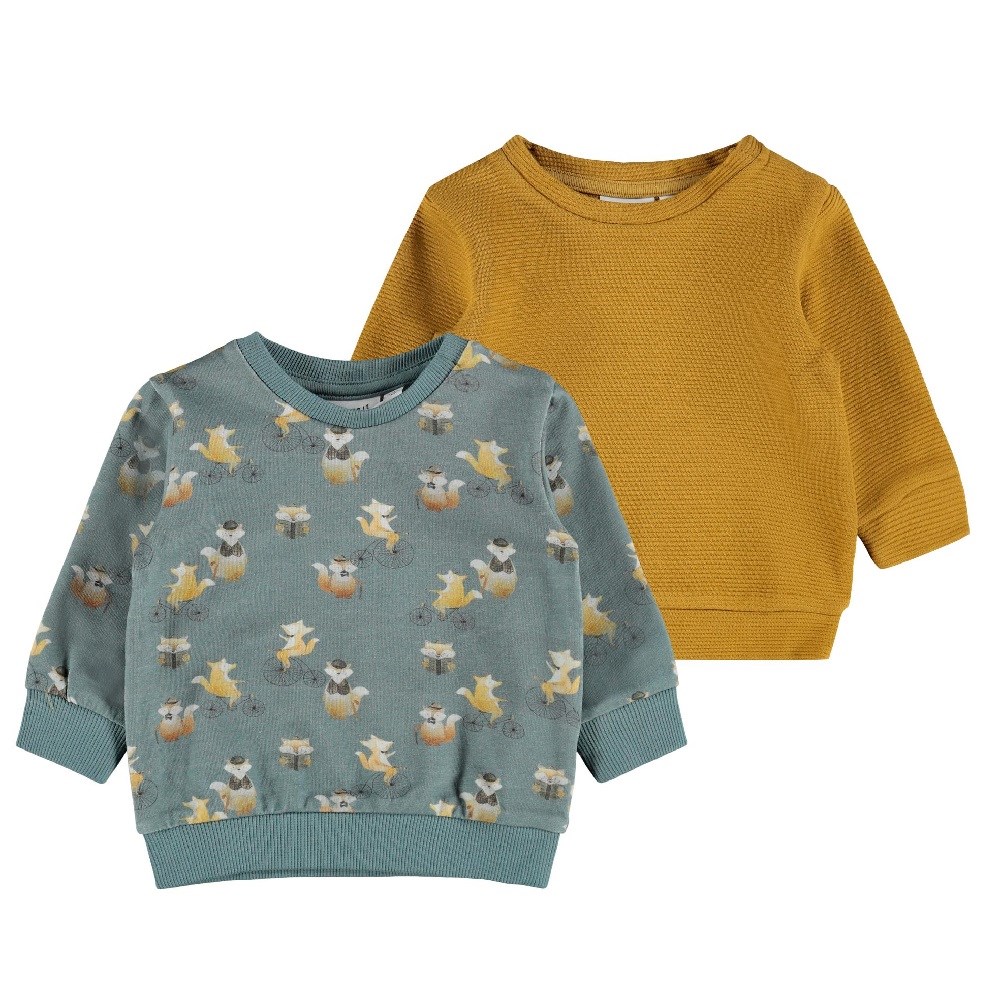 Name It Erkek Organik Pamuk Uzun Kollu 2'li SweatShirt