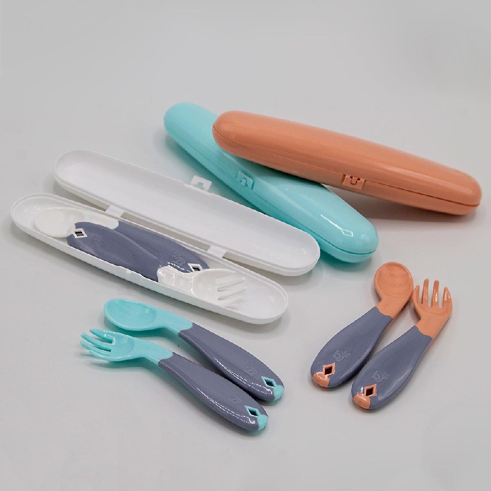 Babyjem Mama Çatal ve Kaşık Saklama Kabı Yeşil 