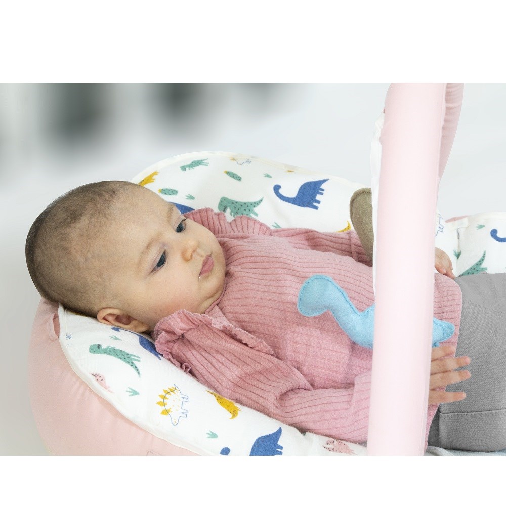 Babyjem Yat Otur Oyna Oyun Minderi Pembe Dino 