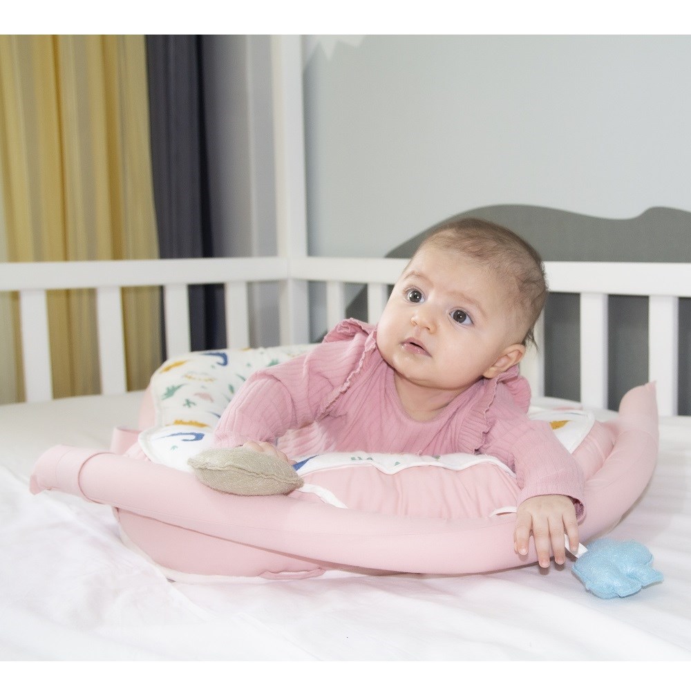 Babyjem Yat Otur Oyna Oyun Minderi Pembe Dino 