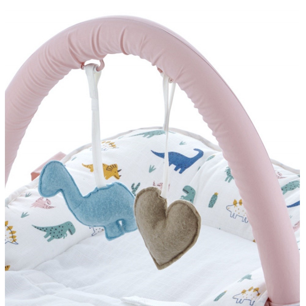 Babyjem Yat Otur Oyna Oyun Minderi Pembe Dino 