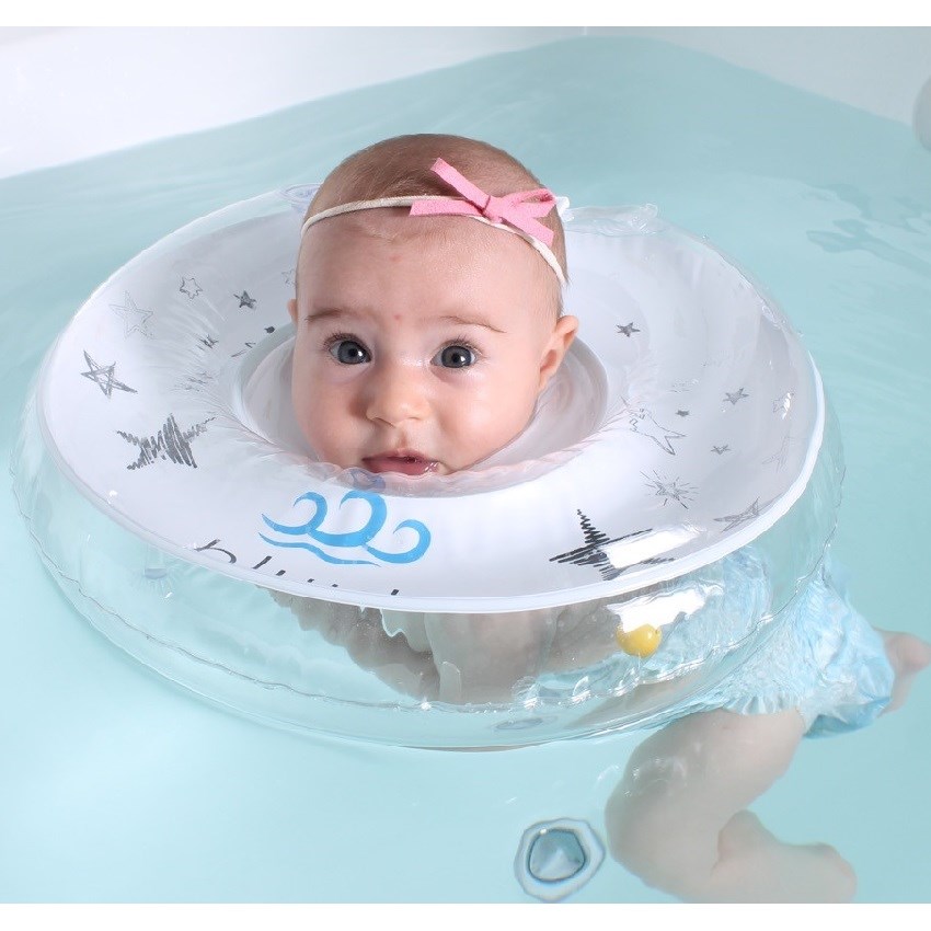 Bluuh Baby Floating Ring Boyun Simidi Beyaz 3 kg -14 kg 