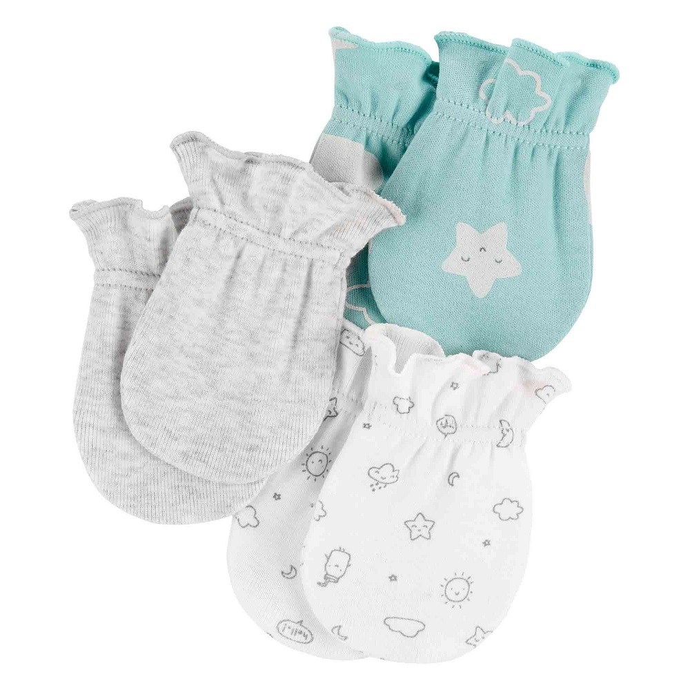 Carters Bebek 3'lü Eldiven Yeşil