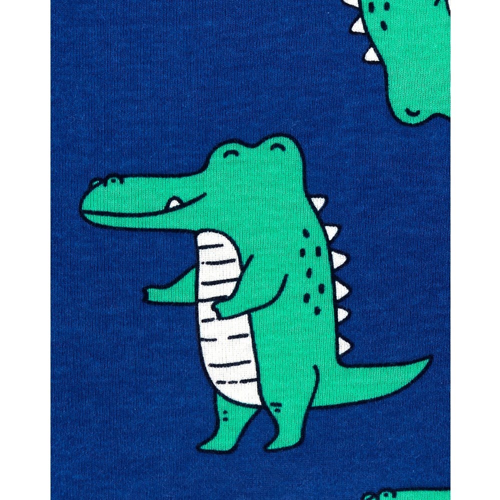 Carter's Yazlık Erkek Bebek 2'li Body ve Pijama Alt Set Mavi