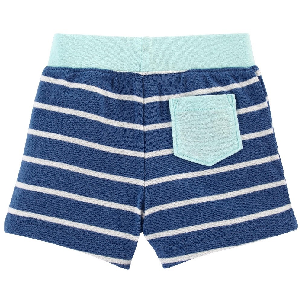 Carter's Yazlık Erkek Bebek Body ve Şort Set Mavi