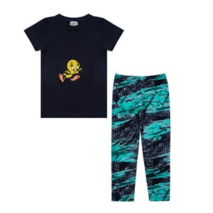 Gami Yazlık Kız Kısa Kol T-shirt Tayt 2'li Set