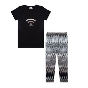 Gami Yazlık Kız Kısa Kol T-shirt Tayt 2'li Set