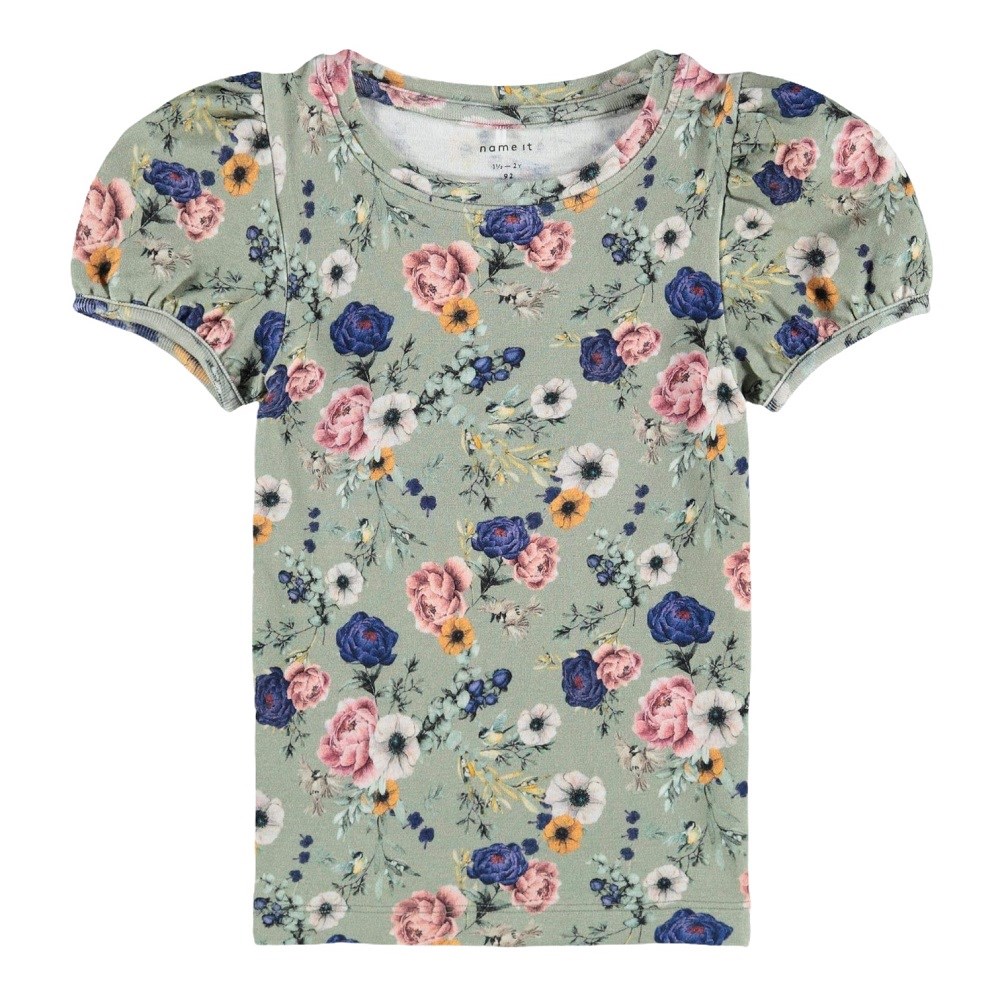 Name It Kız Yazlık Organik Pamuk Kısa Kollu Tshirt