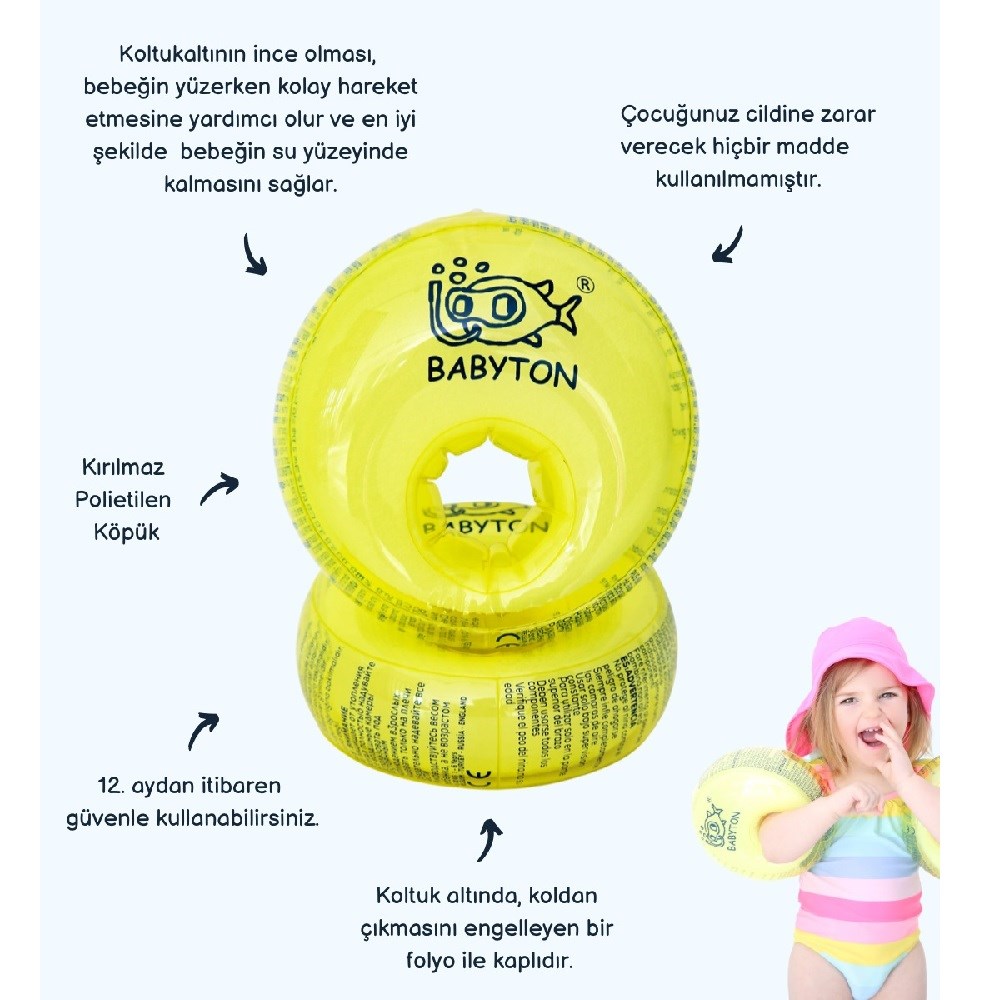 Babyton Swimsafe Kolluk 1-6 Yaş 