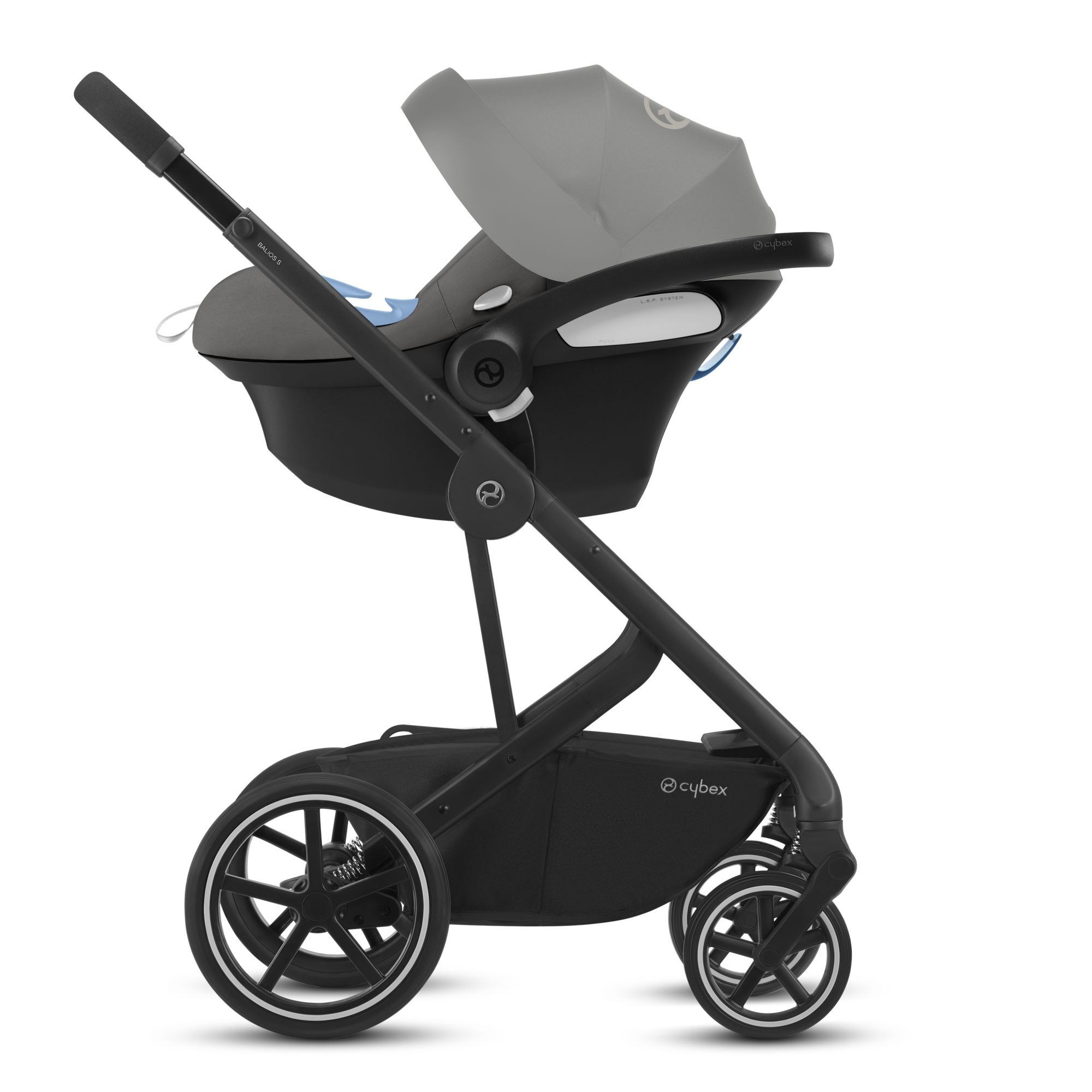 Cybex Balios S Lux Black Soho Grey 