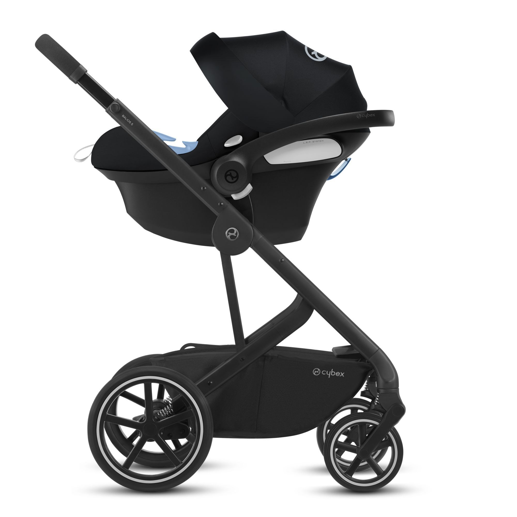 Cybex Balios S Lux Black Deep Black Bebekhouse da
