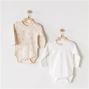 Andywawa Bebek Uzun Kol Body 2'li Set