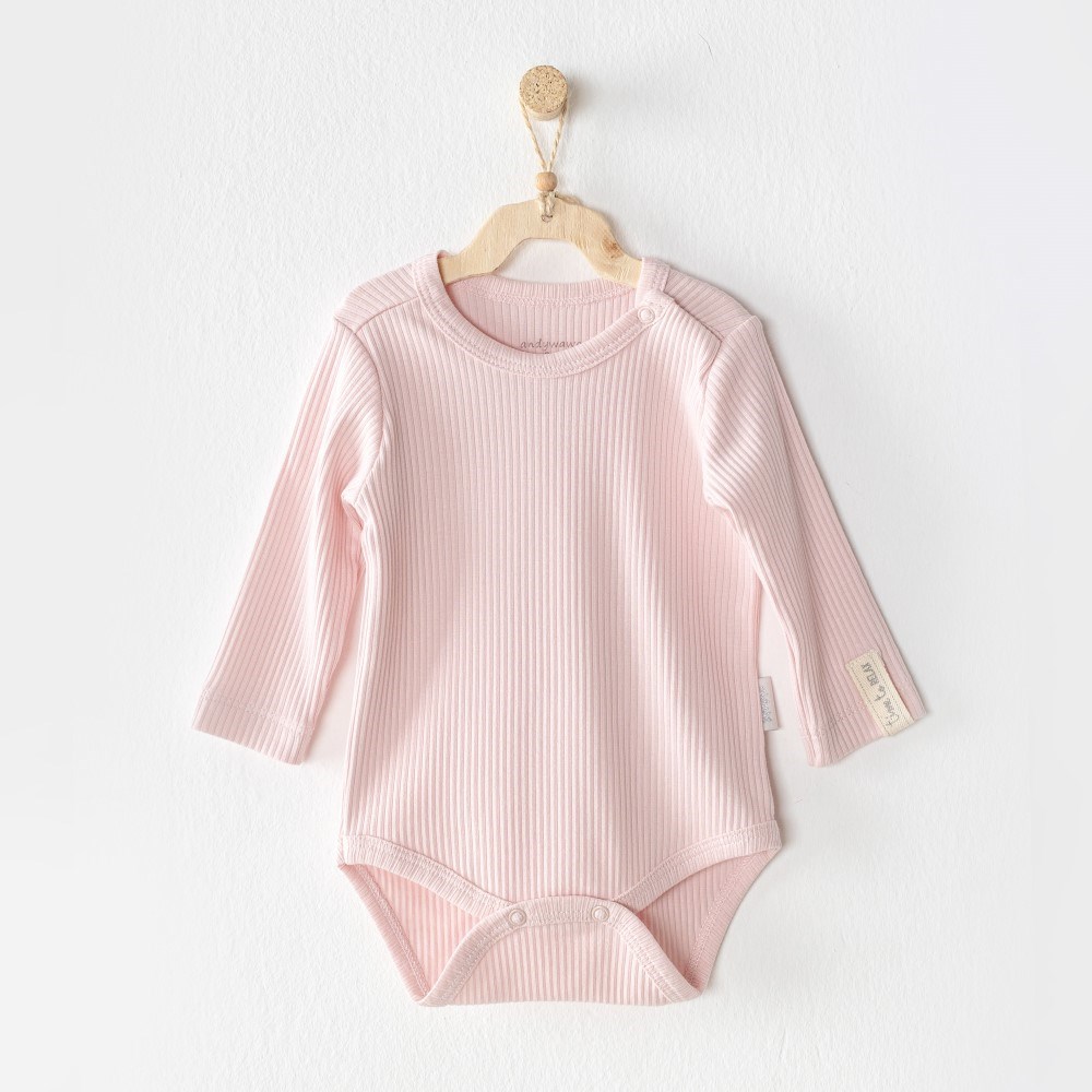 Andywawa Bebek Kışlık Uzun Kol Body Pembe