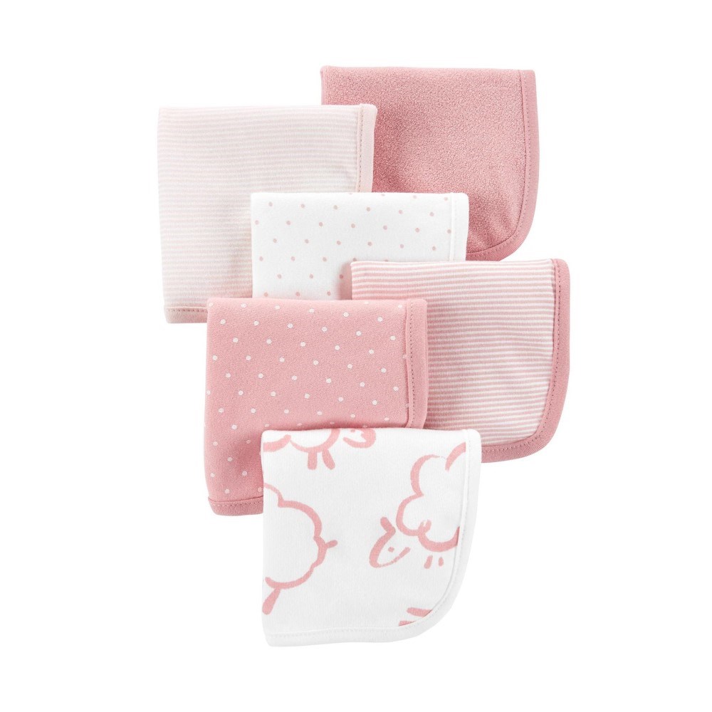Carter's Kışlık Kız Bebek 6'lı Banyo Lifi