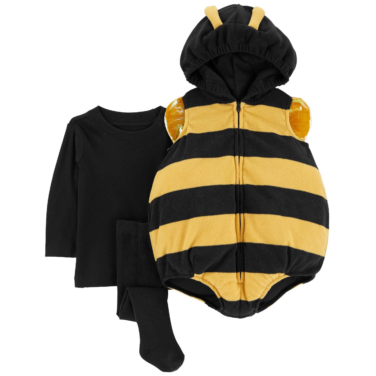 Carters Kışlık Bebek Arı Kostümü Halloween Siyah