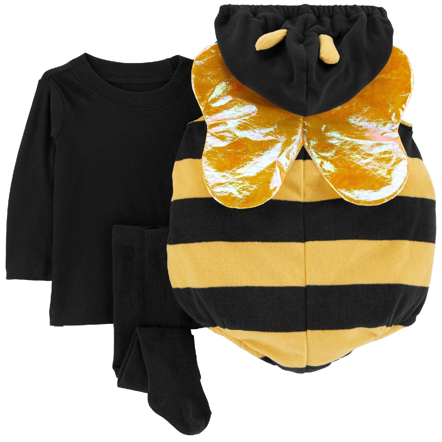 Carters Kışlık Bebek Arı Kostümü Halloween Siyah