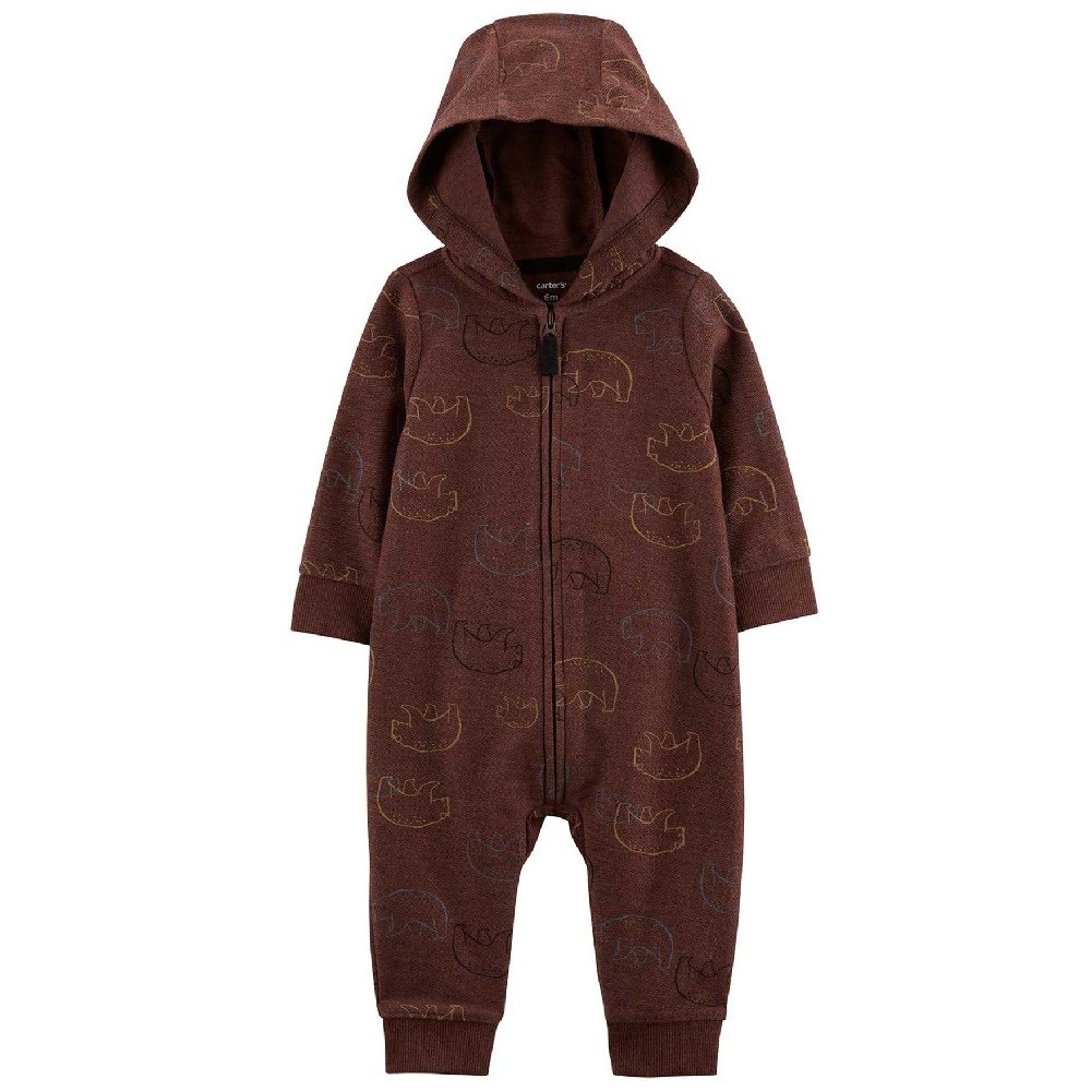Carters Kışlık Bebek Uzun Kol Kapşonlu Tulum