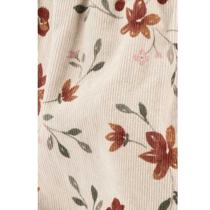 Carters Kız Bebek Tulum Şapka 3'lü Set Kahverengi 