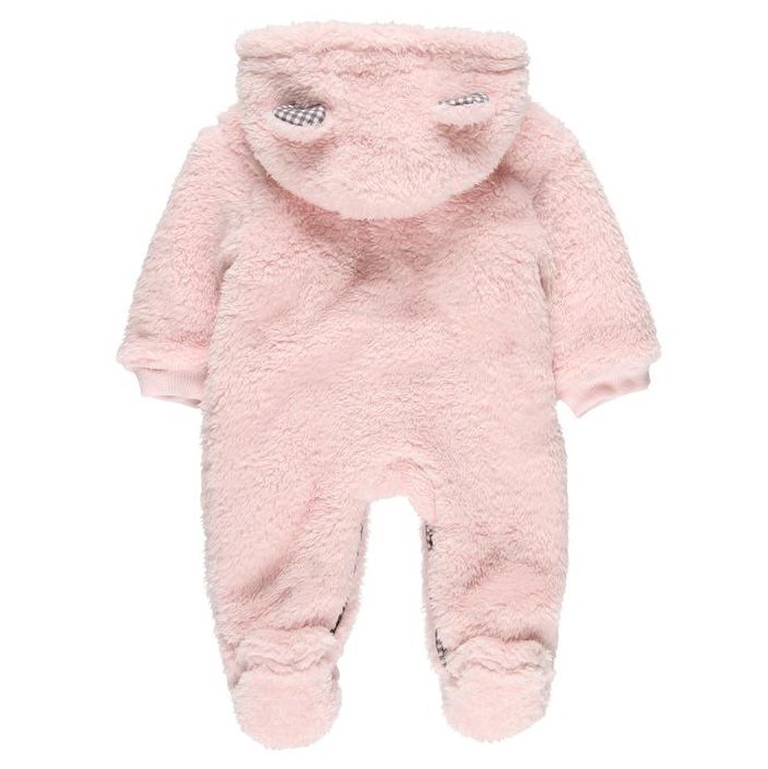 Boboli Kışlık Kız Bebek Tulum Pembe