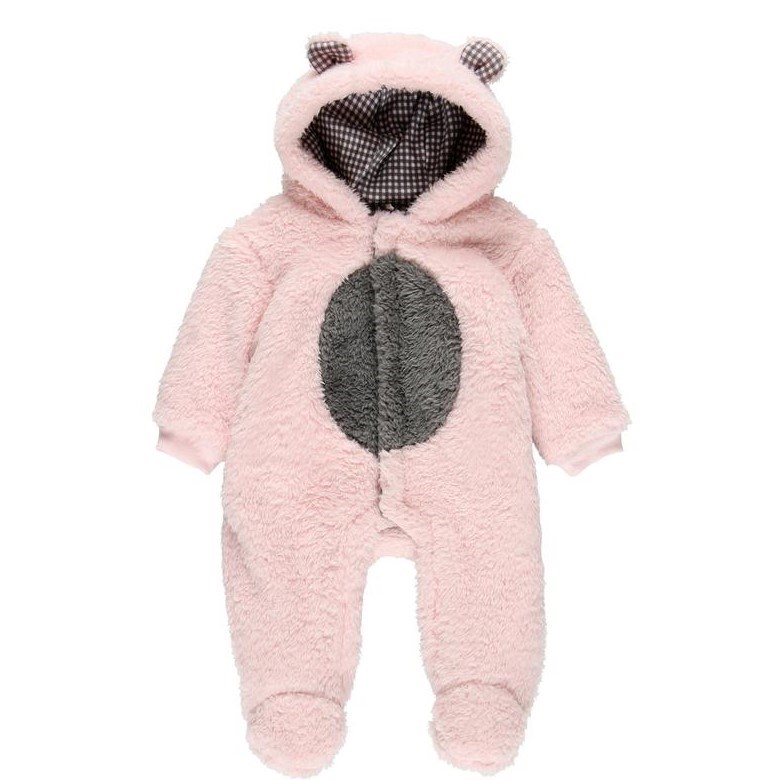 Boboli Kışlık Kız Bebek Tulum Pembe