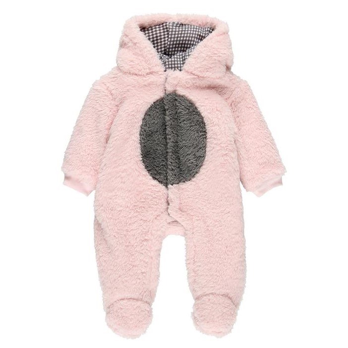 Boboli Kışlık Kız Bebek Tulum Pembe