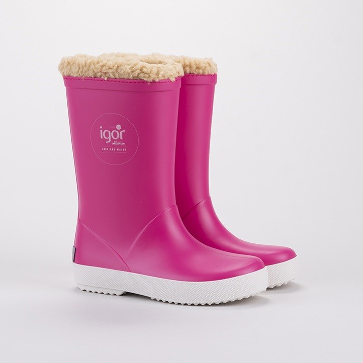 igor Çocuk Yağmur Botu Splash Nautico Borreguito Fuchsia Pembe