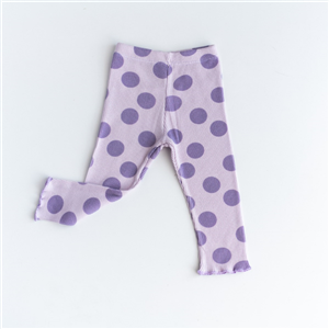 Mama Yoyo Waffle Tayt Lilac Leopard Puantiye