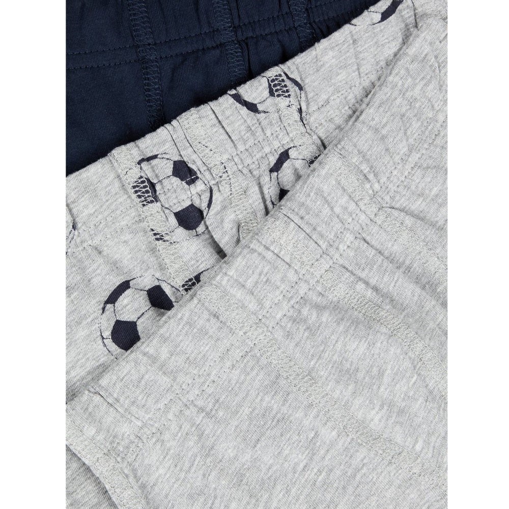 Name It Erkek Çocuk Organik Pamuk Boxer Külot 3'lü Set Gri