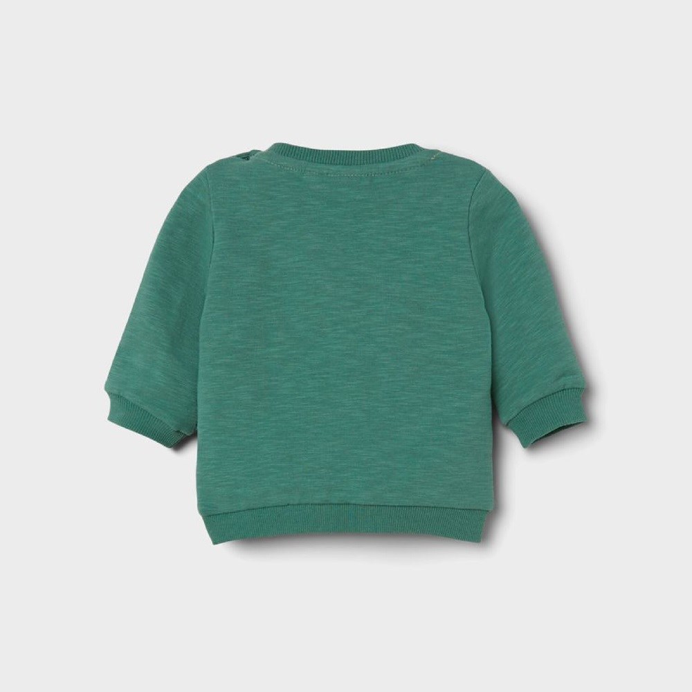 Name It Erkek Organik Pamuklu Uzun Kollu SweatShirt Yeşil