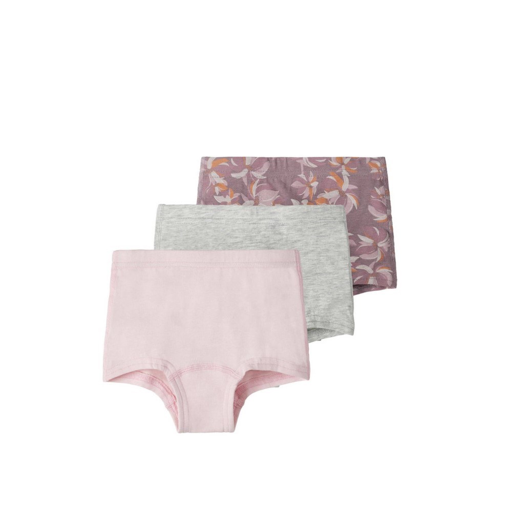Name It Kız Çocuk Organik Pamuk Külot 3'lü Set Pembe