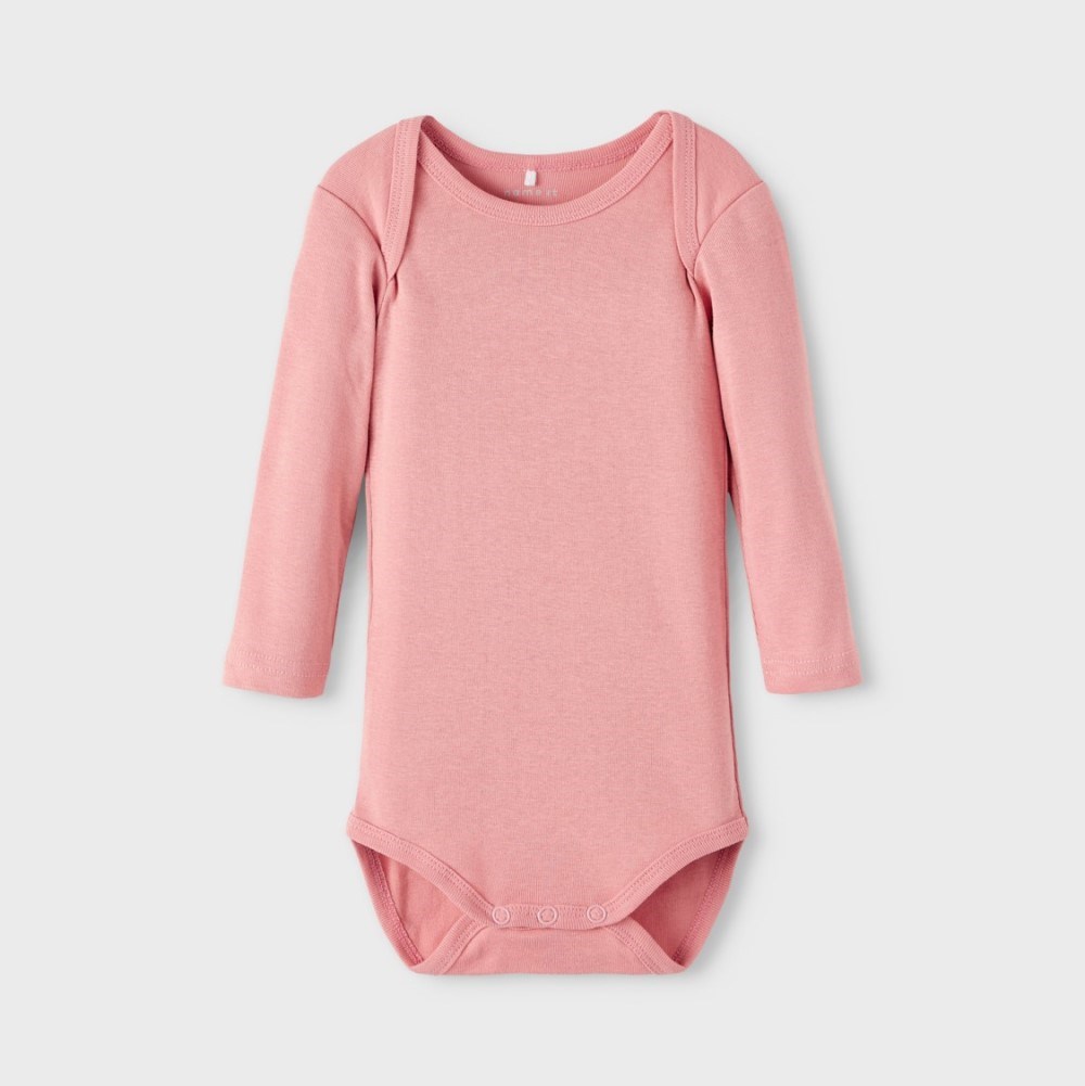 Name It Kız Bebek Organik Uzun Kol Body 3'lü Set Pembe