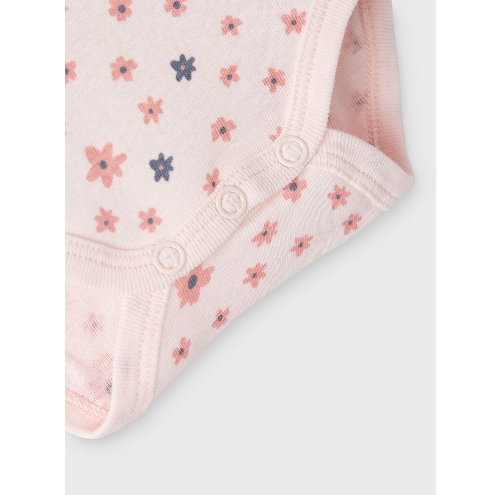 Name It Kız Bebek Organik Uzun Kol Body 3'lü Set Pembe