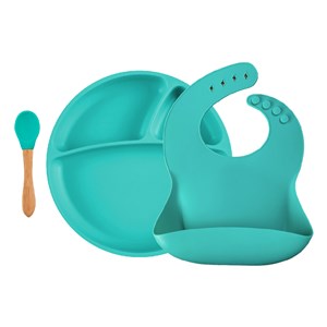 OiOi BLW Set II - Aqua Green (Tabaklı)