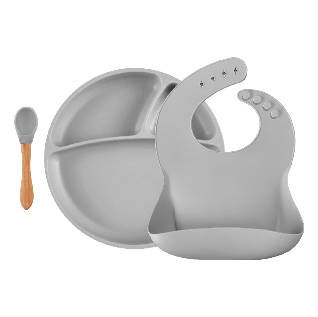 OiOi BLW Set II - Powder Grey (Tabaklı) 