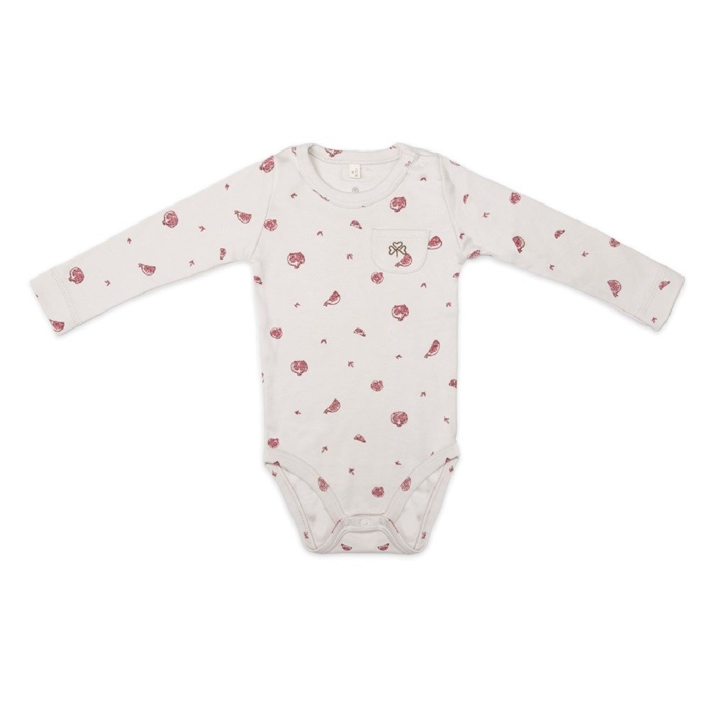 Adelie's Organik Pamuklu Uzun Kollu Body Alt Takım 2'li Set Krem