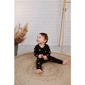 Adelie's Organik Pamuklu Uzun Kollu Body Alt Takım 2'li Set