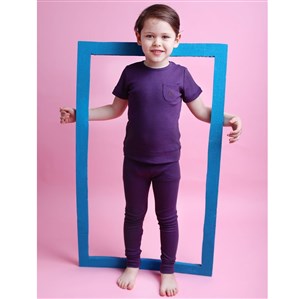 Adelie's Organik Pamuklu Fitilli T-Shirt ve Tayt Takım