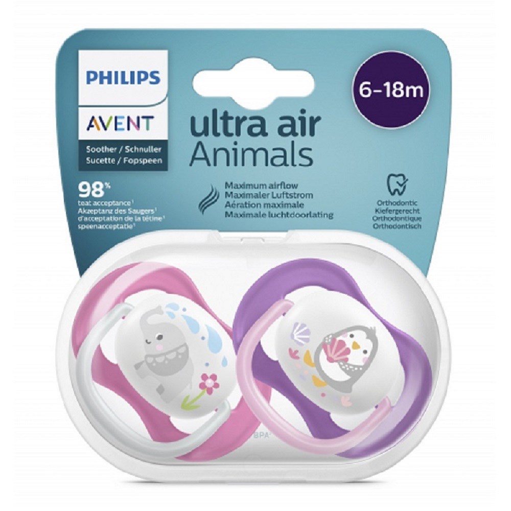 Avent Ultra Air 2'li Emzik 6-18 Ay Kız Orjinal