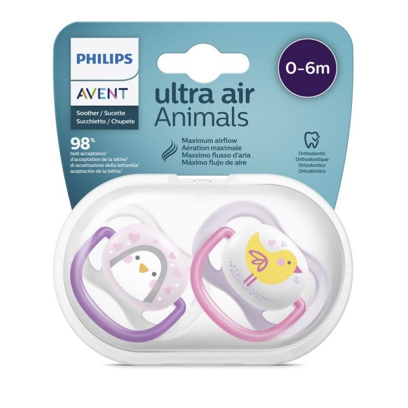 Avent Ultra Air 2'li Emzik 0-6 Ay Kız Orjinal
