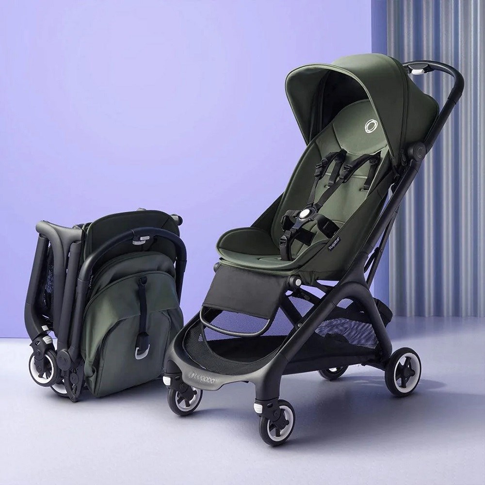 Bugaboo Butterfly Kabin Boy Bebek Arabası (Black/Forest Green) 