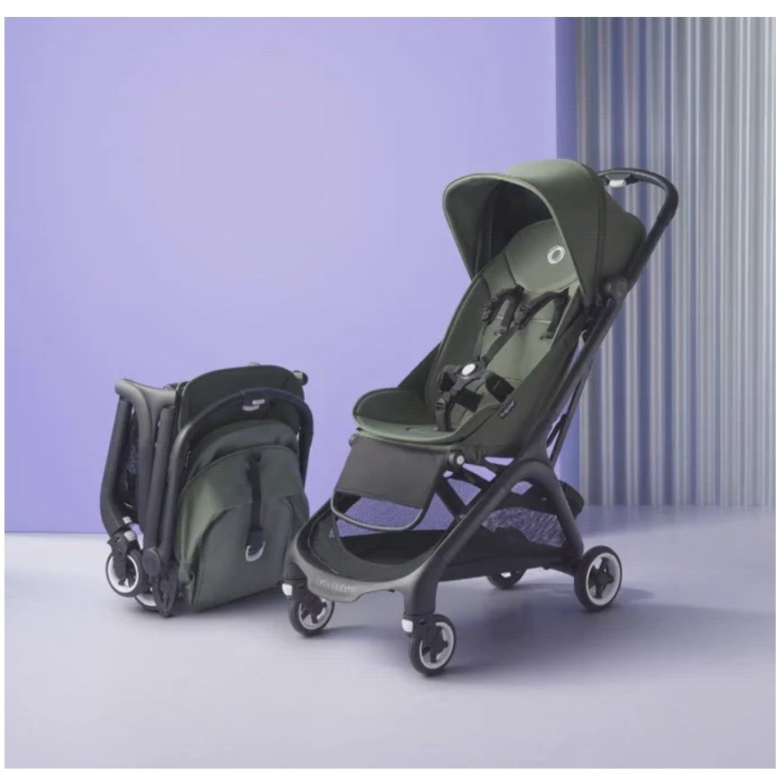 Bugaboo Butterfly Kabin Boy Bebek Arabası (Black/Stormy Blue) 