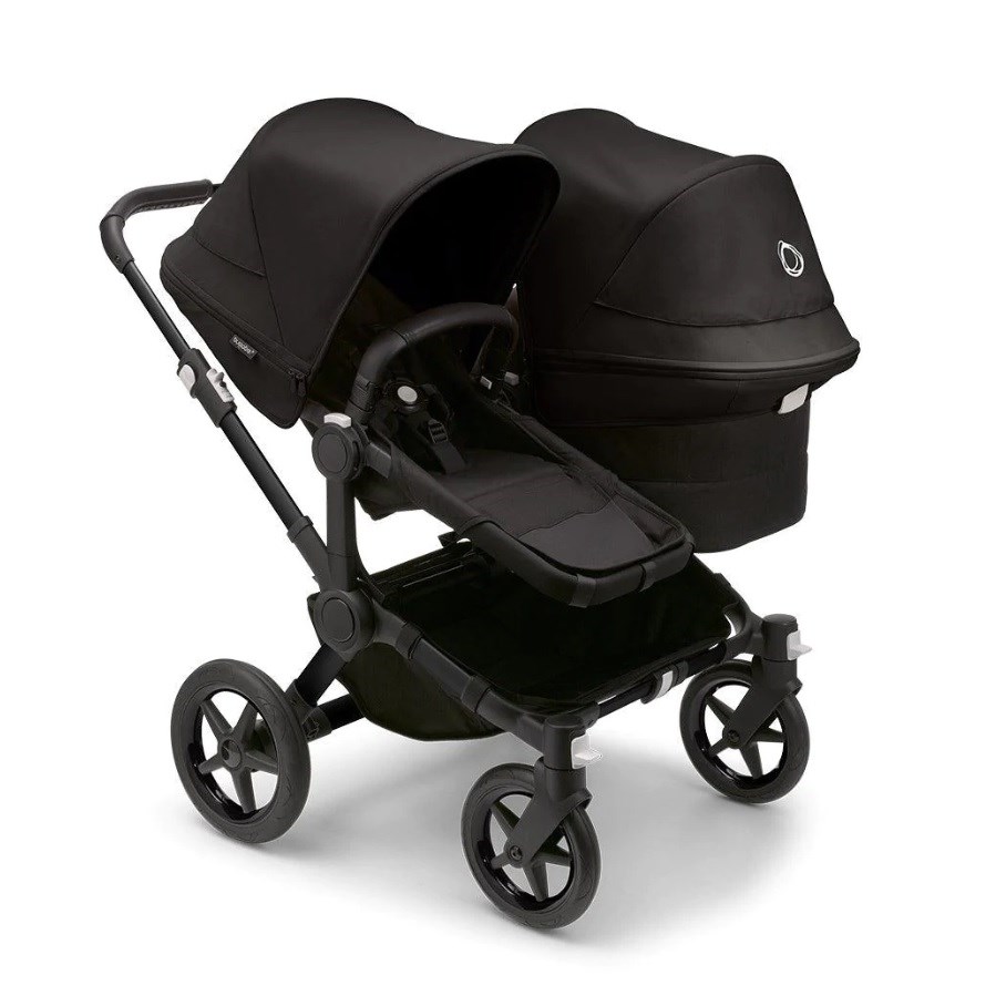 Bugaboo Donkey5 Duo Complete İkiz Bebek Arabası Midnight Black 