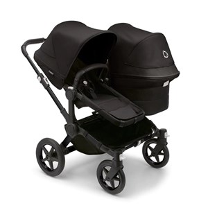 Bugaboo Donkey5 Duo Complete İkiz Bebek Arabası Midnight Black