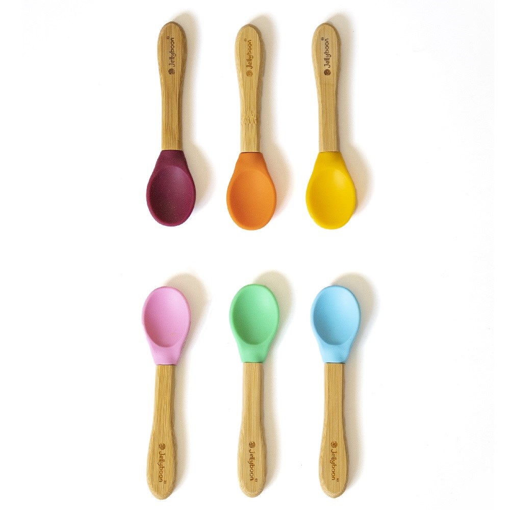 Jellyboon Bambu Silikon Kaşık 6' Paket 