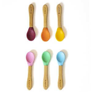Jellyboon Bambu Silikon Kaşık 6' Paket