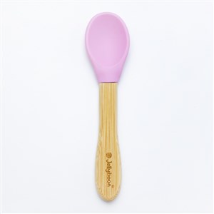 Jellyboon Bambu Silikon Kaşık - Pembe