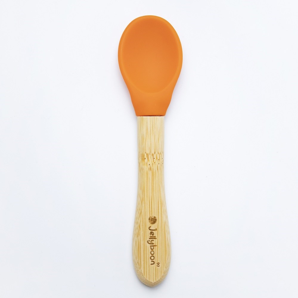 Jellyboon Bambu Silikon Kaşık - Turuncu 