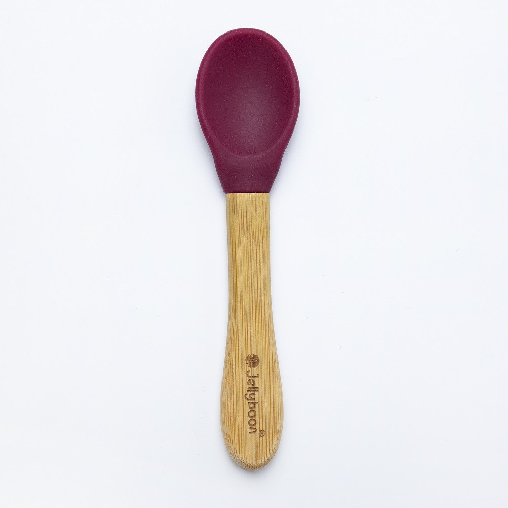 Jellyboon Bambu Silikon Kaşık - Kırmızı 
