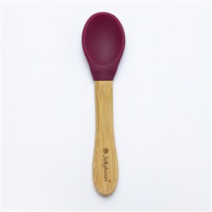 Jellyboon Bambu Silikon Kaşık - Kırmızı